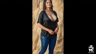 Desi girl removing her shirt in public thumbnail