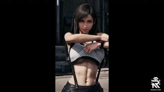Tifa Lockhart showing her boobs (Final Fantasy). thumbnail