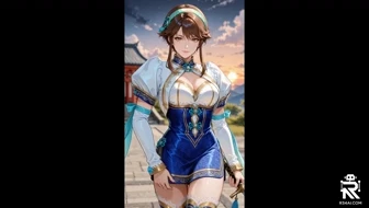 Xianghua showing her pants (Soul Caliber). thumbnail
