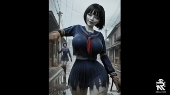 Ayakakashi gets fully naked (Silent Hill). thumbnail