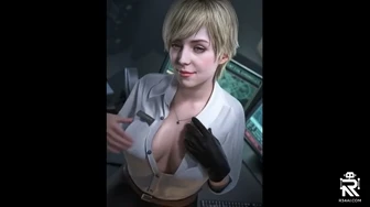Sherry Birkin Showing her big boobs (Resident Evil). thumbnail