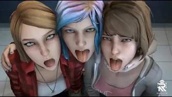 Max Caulfied & Chloe Price & Rachel Amber gets their milk (Life Is Strange). thumbnail