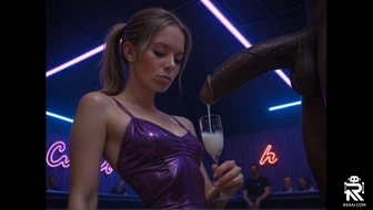 Wife drinking cum at the club thumbnail