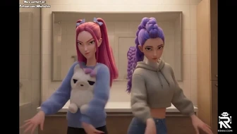 Kpop demonhunters Rumi and Mira thumbnail