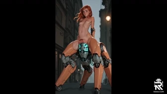 A robotic woman of the future thumbnail
