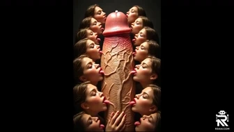 14 petite women licking giant penis thumbnail