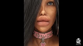 slutty big lip bimbo thumbnail