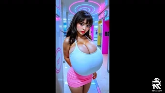 Testing her new Bimbo boobs thumbnail