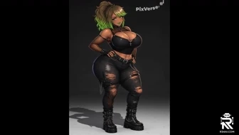 Goth babe breast expansion thumbnail