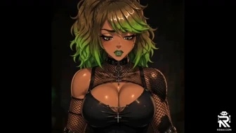 Goth transformation video thumbnail