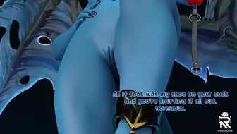 Queen of Pain JOI Footjob thumbnail