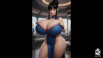Chichi Showing off her gigantic tits thumbnail