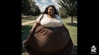 Ebony BBW shows you her big Ebony butt! thumbnail