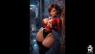 Elastigirl in an alley thumbnail