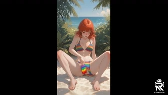 Hot summer days on the beach ???????? thumbnail