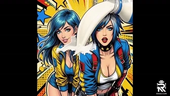 Lucile & Neon-Girl get another milky surprise thumbnail