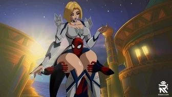 Emma Frost and Spider-Man [Webart20] thumbnail
