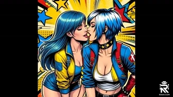 Lucile & Neon-Girl make out again thumbnail