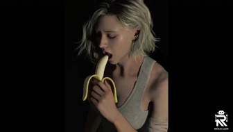 grace ashcroft sucking and licking on a banana (extended cut) thumbnail