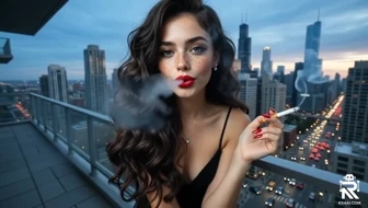 Flirting with sugar daddy while smoking thumbnail