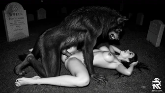 werewolf fucking stunning lady in grave thumbnail