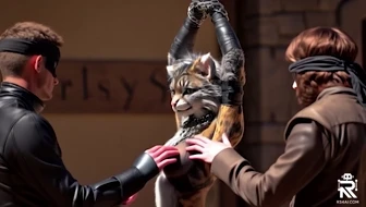 Feline Slave Groped thumbnail