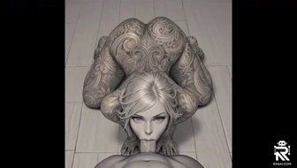 Tattoo blowjob 2 thumbnail