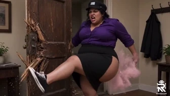 Latina BBW Door Dash Lady Farts On You For Not Leaving Tip thumbnail