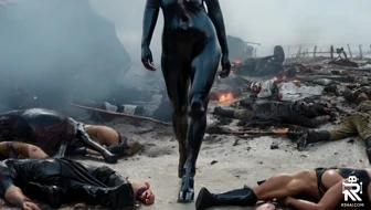 Latex Nun with Hooves walks through Battlefield thumbnail