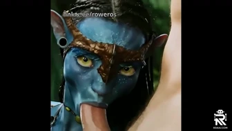 Neytiri blowjob&cumshot thumbnail