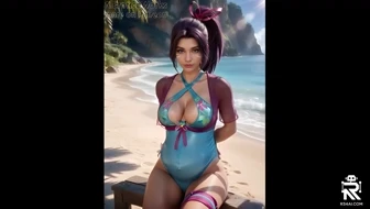 Psylocke Belly expansion / Pregnancy progression (Marvel Rivals) [AiEroticaWorks] thumbnail