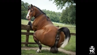 Horse shaking butt thumbnail