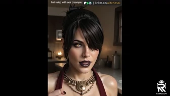 Morrigan Handjob Gesture + BJ (cut) [witchesai] thumbnail