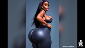 Massive Ebony Bubble Butt Twerk Compilation - Ai Generated thumbnail