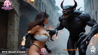 Ishtar (Fate/Grand Order) is having Gangbang sex with monsters. 썸네일