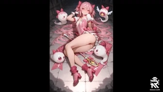 Magical girl resting 썸네일