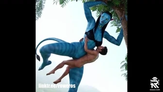 Dangerous sex on a tree | Neytiri and human 썸네일