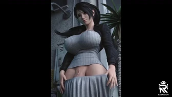 Momiji takes off her skirt (Futa) thumbnail