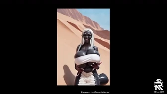 Snake Girl Huge Breasts Bouncing 썸네일