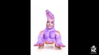 Gender Bent Fem Purple Humanoid Footling thumbnail