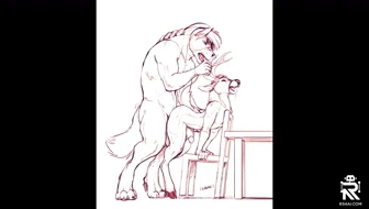 Zaush canine and deer i2v animated thumbnail