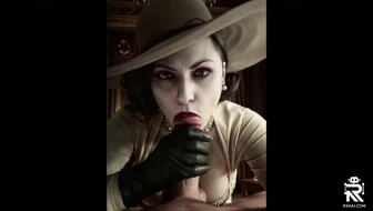 Lady Dimitrescu Blowjob (Hyperrealistic) thumbnail