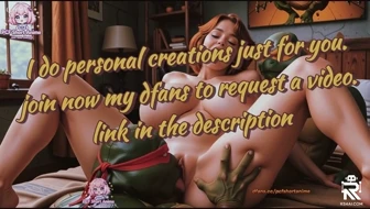 April is having gangbang sex with Ninja turtles and Master ( 1980 Retro ) thumbnail