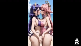 Softcore Genshin Kissing Compilation thumbnail