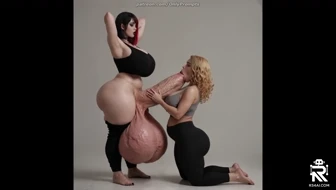 [Futa,Cumflation] Come On You Can Do It! thumbnail