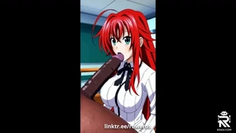 Rias Gremory school blowjob on bully thumbnail