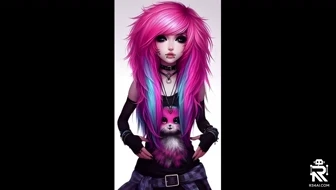 Adorable Emo Girl Being Naughty AI thumbnail