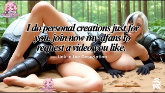 Arlecchino (Genshin impact) is having sex with Insects monsters thumbnail