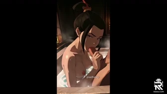 Azula Blowjob in the Bath thumbnail