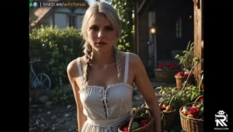Ciri W4 Picking cocks and flowers [witchesai] thumbnail